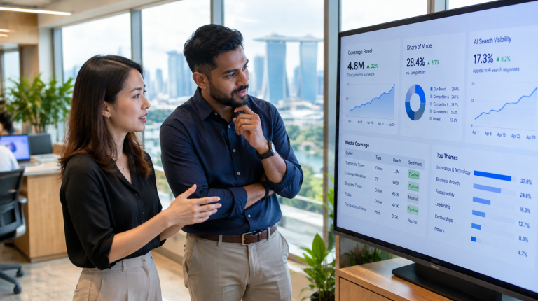 Press Release ROI Measurement Singapore PR Team Analytics